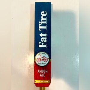 NEW BELGIUM - FAT TIRE ALE - BEER TAP HANDLE